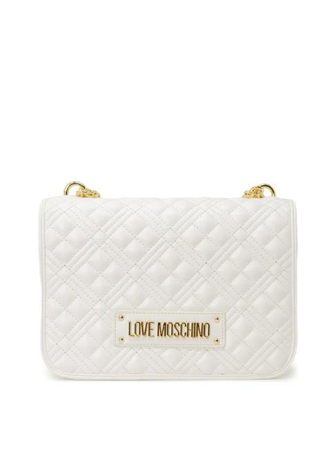 LOVE MOSCHINO QUILTED Shoulder bag, crossbody bag White - Women’s Bags