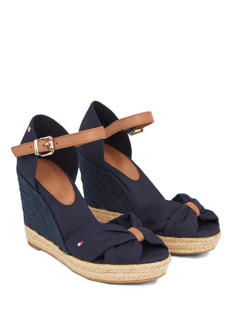 TOMMY HILFIGER BASIC BASIC Open toe high sandals space blue - Women’s shoes