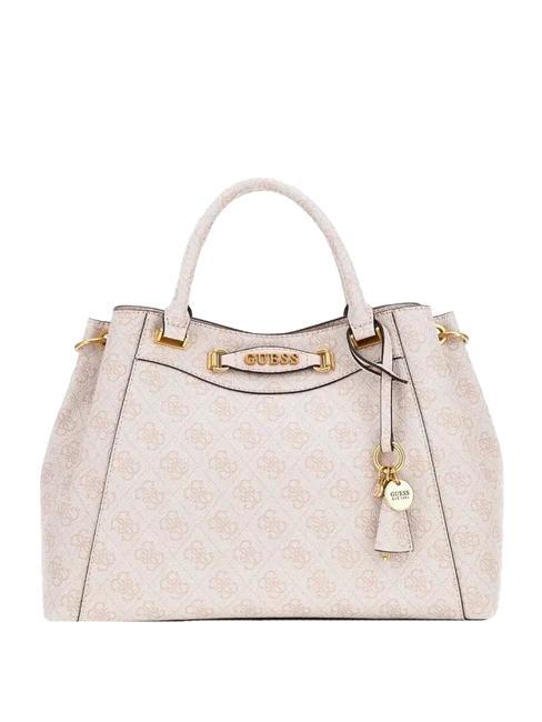 GUESS EMERA 4G Hand bag, with removable shoulder strap blush logo - Women’s Bags