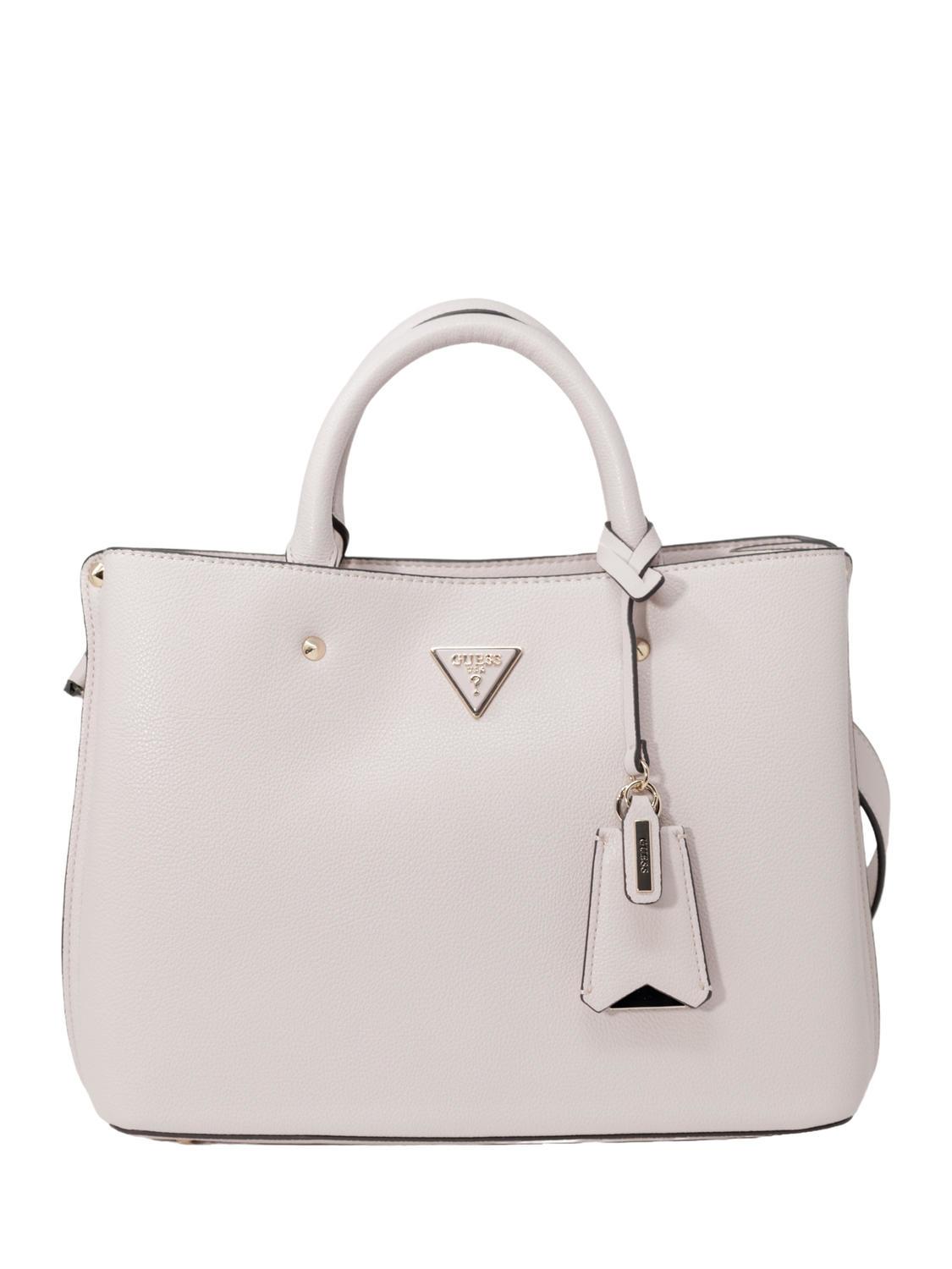 Guess Meridian Handbag With Shoulder Strap Stone - Buy At Outlet 