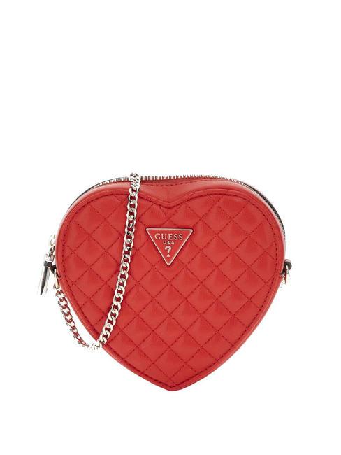GUESS RIANEE Micro shoulder bag RED - Women’s Bags