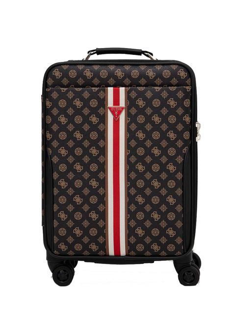 GUESS VAN SAN  Hand luggage trolley vikky large roo tote bag mochalog - Hand luggage