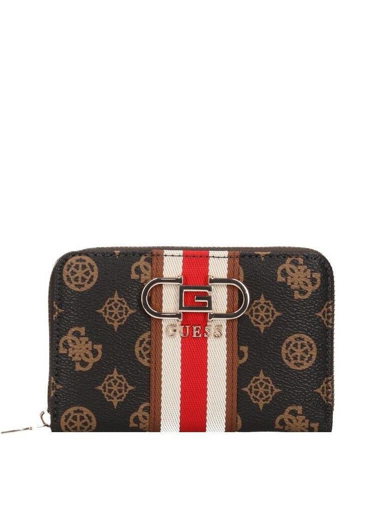 Guess Nelka Medium Zip Around Wallet Vikky Large Roo Tote Bag Mochalog Buy At Outlet Prices