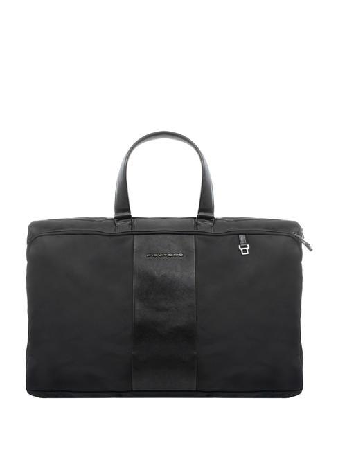 PIQUADRO BRIEF 2 Slim garment bag with shoulder strap Black - Travel Accessories
