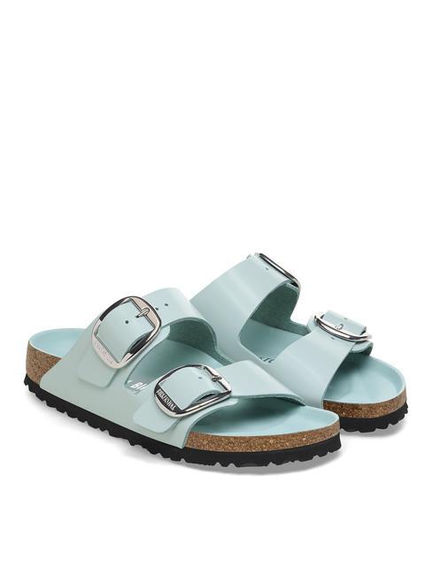 BIRKENSTOCK ARIZONA BIG BUCKLE Leather slipper shine surf green - Women’s shoes