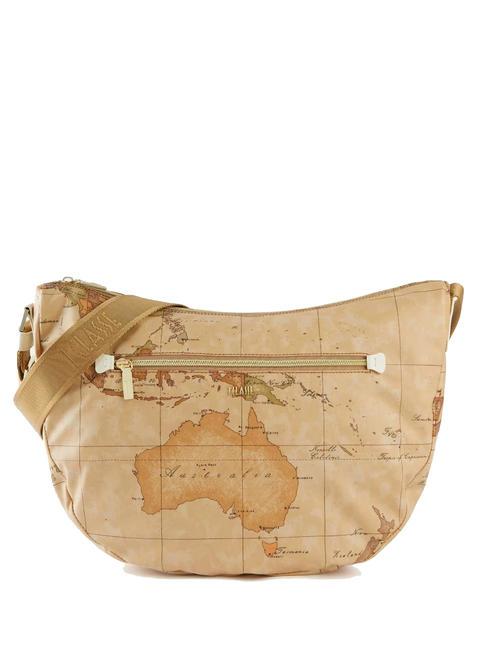 ALVIERO MARTINI PRIMA CLASSE SOFT ATLANTIC Large crescent shoulder bag ivory - Women’s Bags