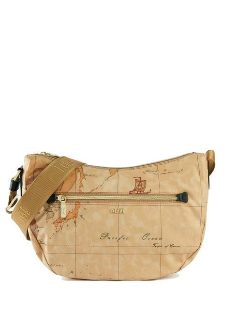 ALVIERO MARTINI PRIMA CLASSE SOFT ATLANTIC Medium crescent shoulder bag Black - Women’s Bags