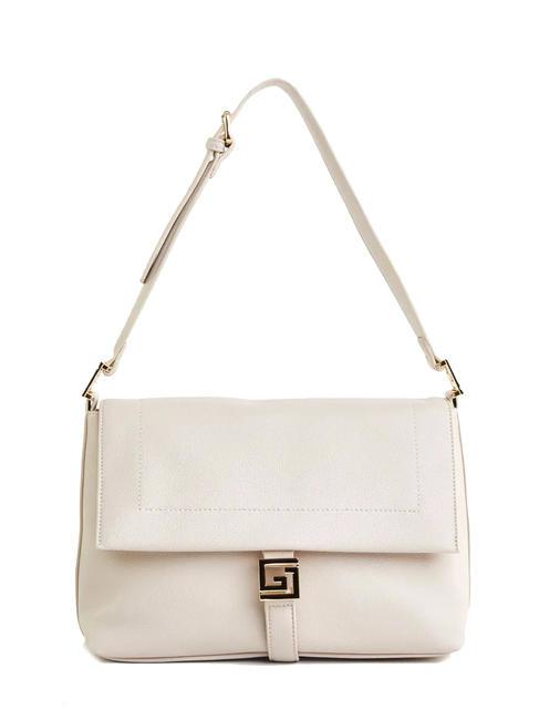 GAUDÌ BRIGITTE Shoulder bag with flap CREAM - Women’s Bags