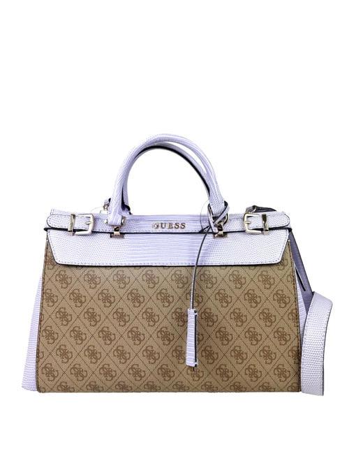 GUESS SESTRI  Hand bag with shoulder strap milk logo/lavender - Women’s Bags