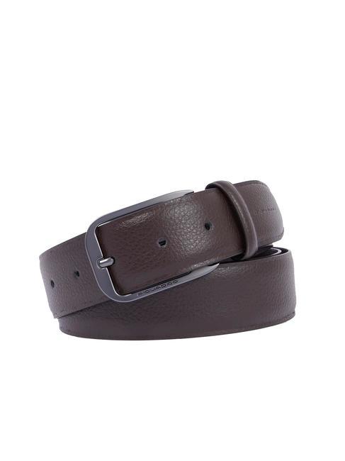 PIQUADRO MODUS RESTYLING Shortenable leather belt MORO - Belts
