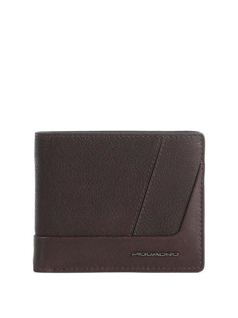 PIQUADRO S129  Leather wallet MORO - Men’s Wallets