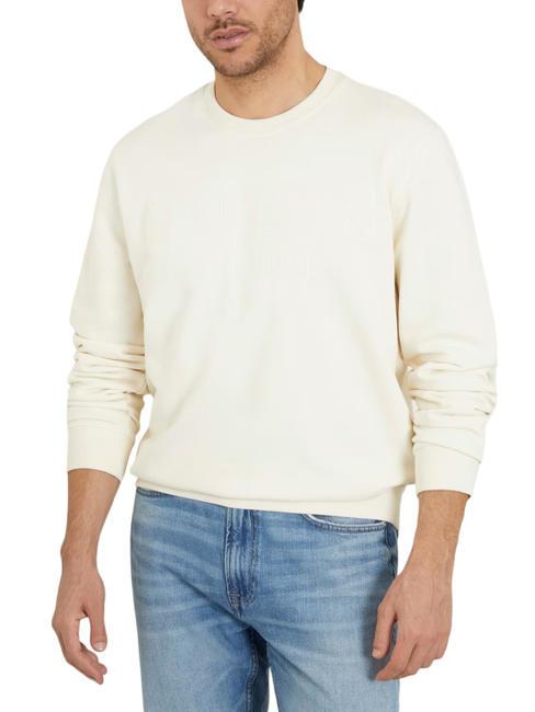 GUESS BEAU Crewneck sweatshirt vanilla cream - Sweatshirts