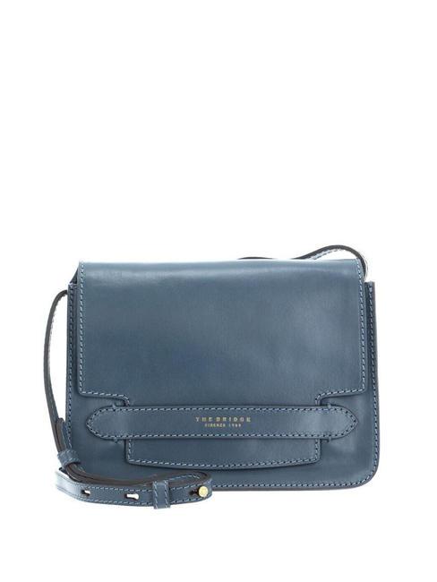 THE BRIDGE LUCREZIA Shoulder mini bag sky with gold - Women’s Bags