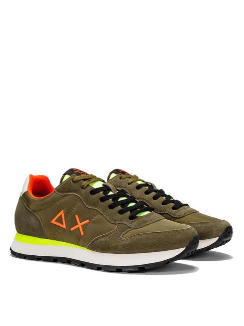 SUN68 TOM FLUO Sneakers military - Men’s shoes