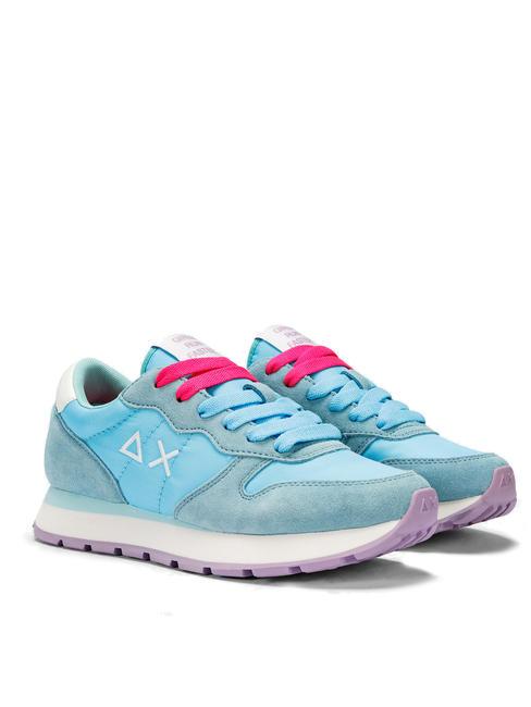 SUN68 ALLY SOLID NYLON Sneakers sky blue - Women’s shoes
