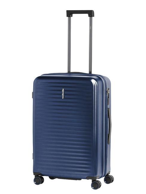 CIAK RONCATO REFLEX Medium size expandable trolley ocean blue - Rigid Trolley Cases