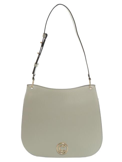 COCCINELLE LEILANI Shoulder bag in hammered leather mulberry - Women’s Bags