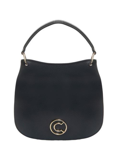 COCCINELLE LEILANI Leather handbag with shoulder strap Navy blue - Women’s Bags