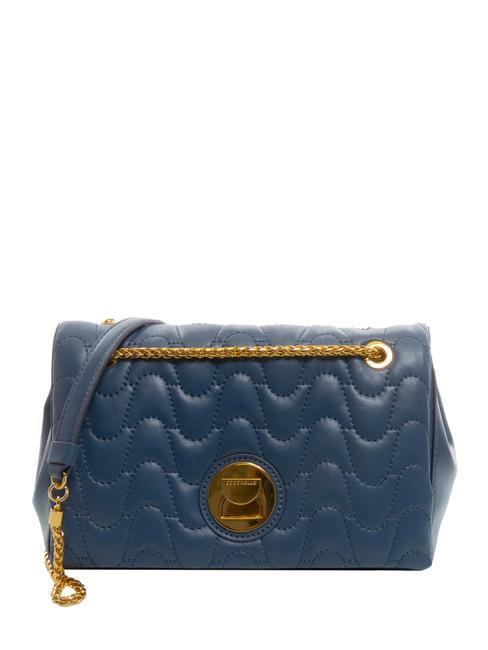 COCCINELLE LIYA Shoulder bag in nappa leather blueberry - Women’s Bags