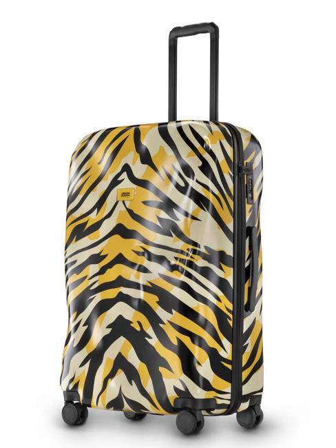 CRASH BAGGAGE ICON PATTERN Large size trolley tiger camo - Rigid Trolley Cases