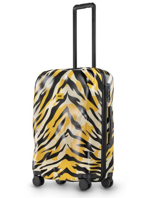 CRASH BAGGAGE ICON PATTERN Medium size trolley tiger camo - Rigid Trolley Cases