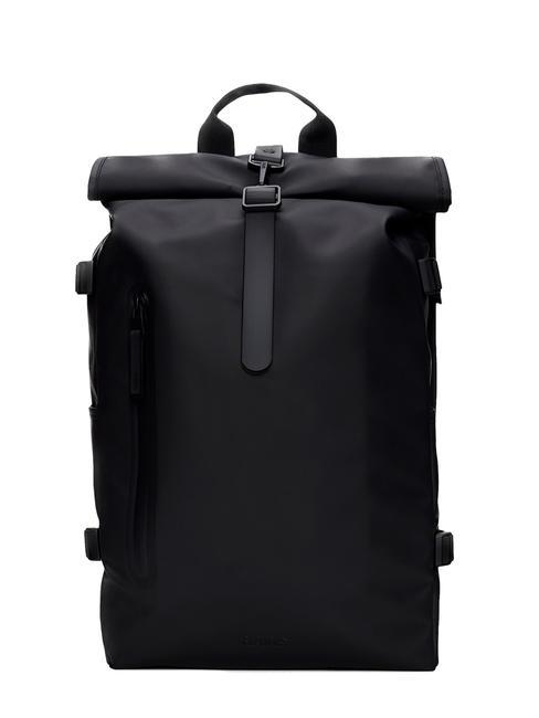 RAINS ROLLTOP RUCKSACK Backpack black - Backpacks & School and Leisure