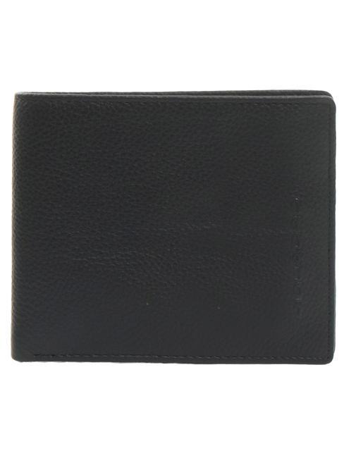 PIQUADRO X1 Leather wallet blue / brown - Men’s Wallets