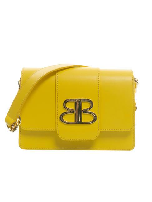 TOSCA BLU LILY  Mini shoulder bag, in leather Yellow - Women’s Bags