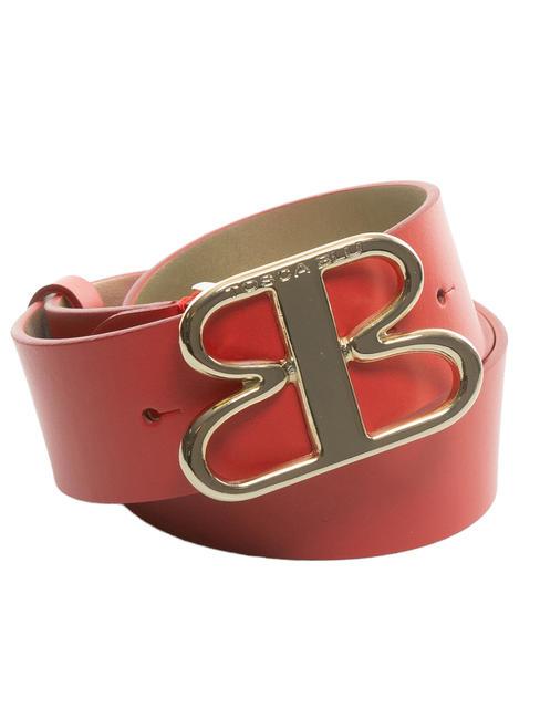 TOSCA BLU LOGO Leather belt RED - Belts