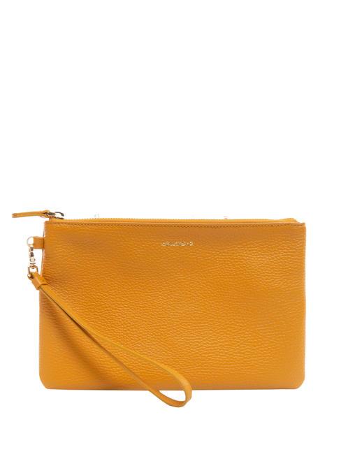 COCCINELLE NEW BEST SOFT Leather pochette with cuff resin - Women’s Bags