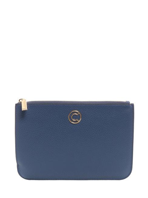 COCCINELLE TULIP  Leather clutch bag blueberry - Women’s Bags