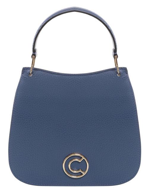 COCCINELLE LEILANI Leather handbag with shoulder strap blueberry - Women’s Bags