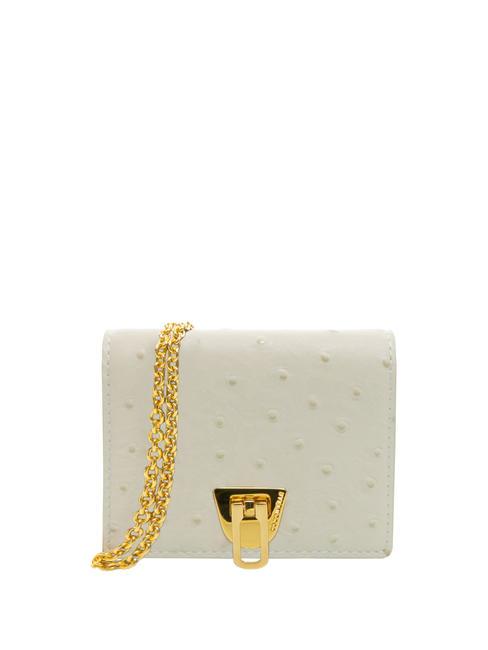 COCCINELLE BEAT OSTRICH Micro bag in ostrich leather mulberry - Women’s Bags