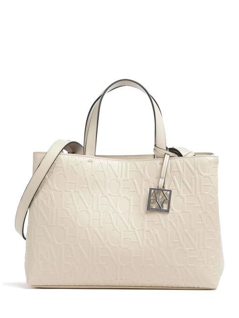 ARMANI EXCHANGE LOGO EMBOSSED Hand shopper, with shoulder strap dusty ground - Women’s Bags