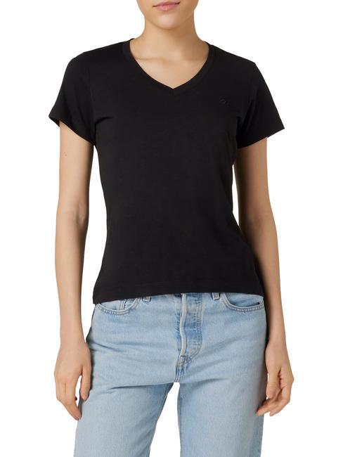 GUESS SLUBBY Short-sleeved T-shirt jetbla - T-shirt
