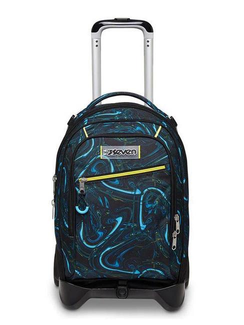 SEVEN LED BALLOON  JACK Detachable trolley backpack with 2 wheels bluebell turquoise - Backpack trolleys