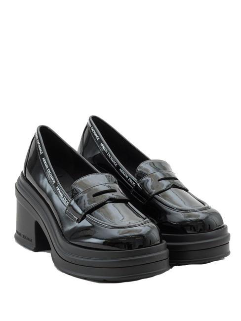 ARMANI EXCHANGE A|X High loafers BLACK / REFBLACK - Women’s shoes