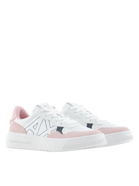 ARMANI EXCHANGE A|X Sneakers op.white+rose+black - Women’s shoes