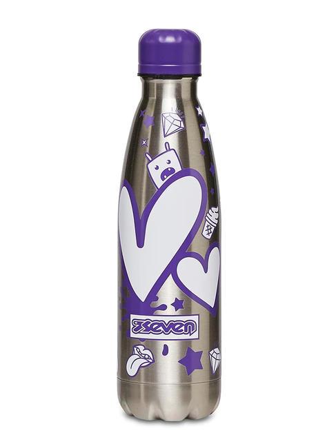 SEVEN CAMBIA COLORE 700 ml water bottle violet - Thermal bottles