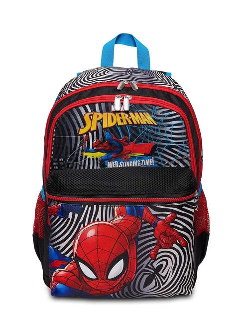 SPIDERMAN THE GREATEST HERO Double compartment backpack Black - Backpacks & School and Leisure