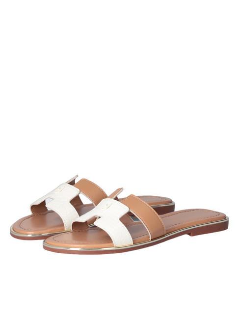 LIUJO SALLI 716 Flat sandals with band nut/white - Women’s shoes