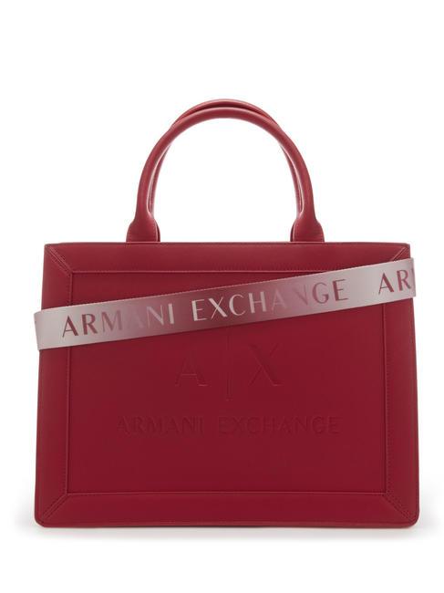 ARMANI EXCHANGE A|X EMBOSSED Medium tote bag passion - Women’s Bags
