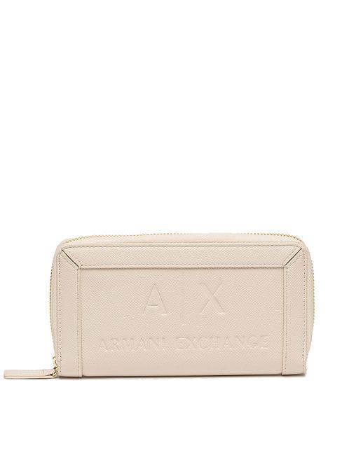 ARMANI EXCHANGE A|X SAFFIANO Large zip around wallet giselle - Women’s Wallets