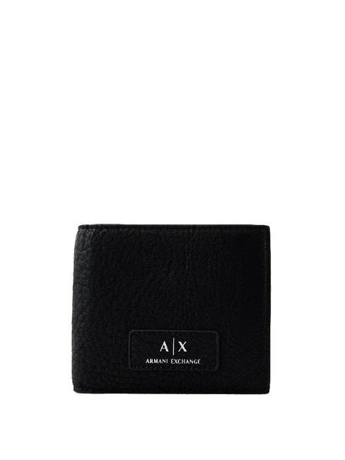 ARMANI EXCHANGE LOGO PATCH Wallet Black - Men’s Wallets