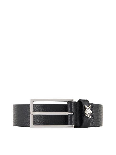 ARMANI EXCHANGE A|X Leather belt Black - Belts