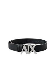 ARMANI EXCHANGE A|X Belt Black - Belts - 1