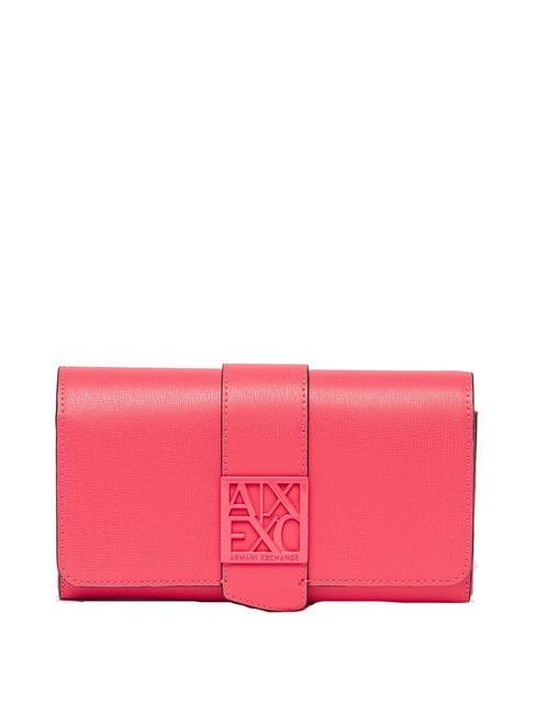 ARMANI EXCHANGE Portafoglio con battente e fascia con fibbia logo  curtain - Women’s Wallets