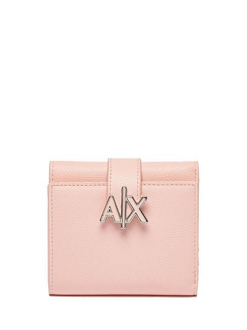 ARMANI EXCHANGE A|X LOGO Small wallet pink stop - Women’s Wallets