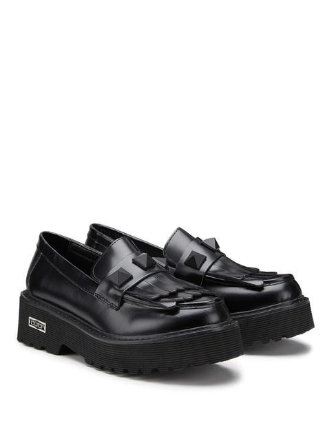CULT SLASH 3487 Leather loafers with studs black - Women’s shoes