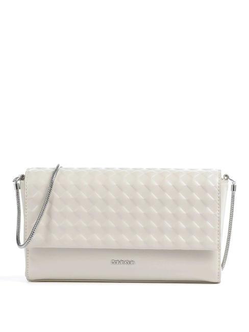 CALVIN KLEIN CALVIN MINI QUILT Mini shoulder bag dark ecru - Women’s Bags